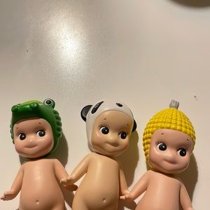 Three Sonny angel dolls